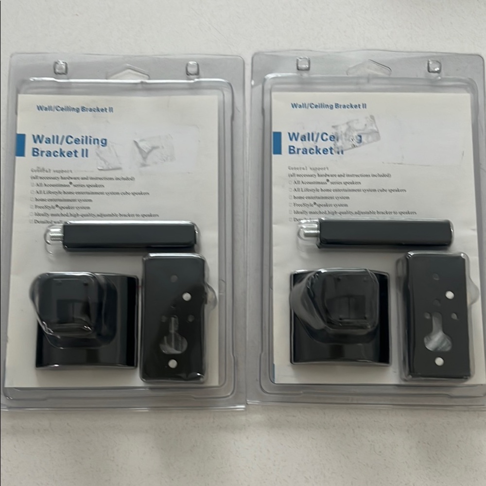 Universal Black Wall/Ceiling Bracket II